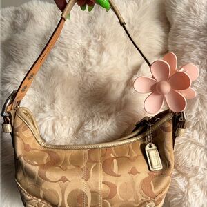 Vintage Y2K Coach Signature Optic Soho Hobo Bag